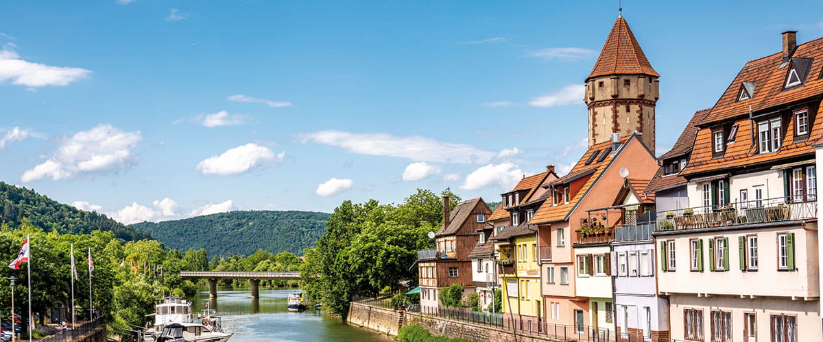 Small harbour, Wertheim, Germany